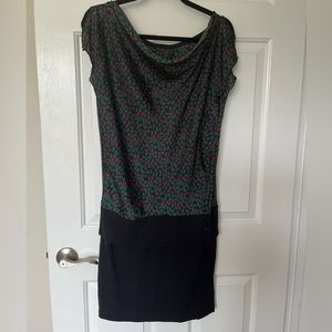 FORNARINA Women Dress Short Elegant Black Evening Cocktail size s